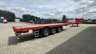 KAESSBOHRER new and unused Heavy-Duty flatbed / 690cm extendable platform semi-trailer | Image 4 - Autoline