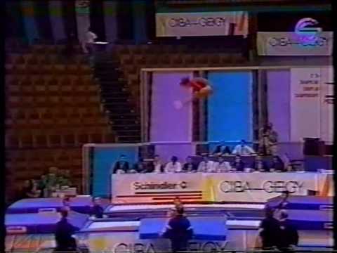 Trampoline European Champiships 1991 individual women and men