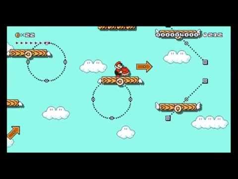 Mario Maker Level - Pernicious, Pendulous Platforms