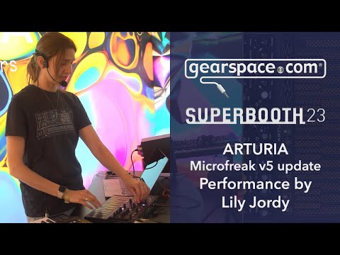 Arturia Microfreak v5 firmware & performance - Gearspace @ Superbooth 2023