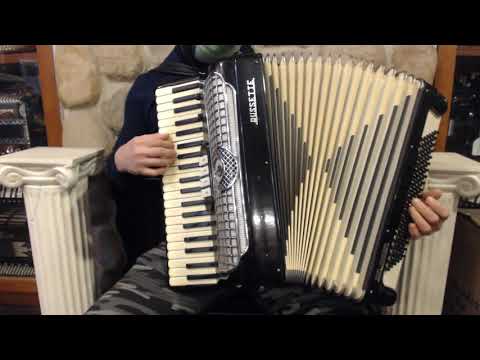 4330 - Black Russette Dual Chamber Piano Accordion LM 41 120 image 7