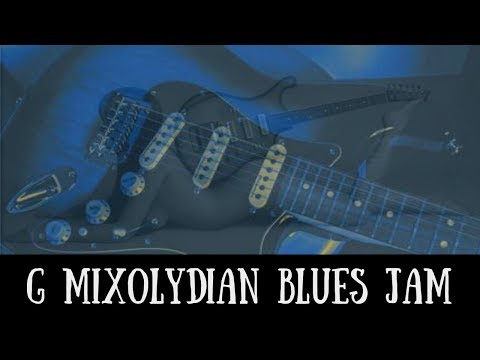 Slow G Mixolydian Blues Jam | Sexy Guitar Backing Track