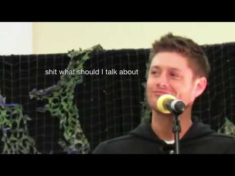 Jensen Ackles being a shy adorable idiot