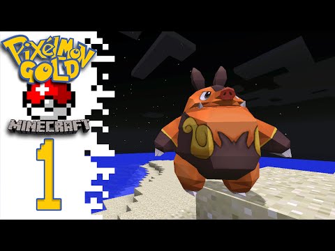 Pixelmon GOLD! (Pokemon Minecraft Mod) - EP01 - New Beginnings!