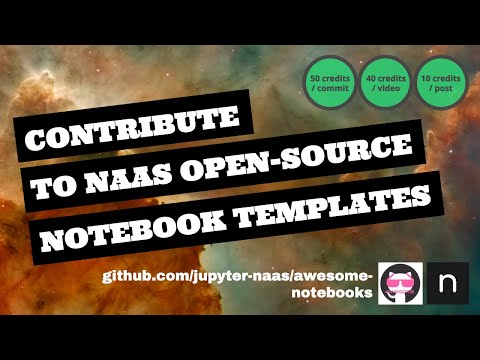 How to contribute to Naas open-source notebook templates? 🌏😎