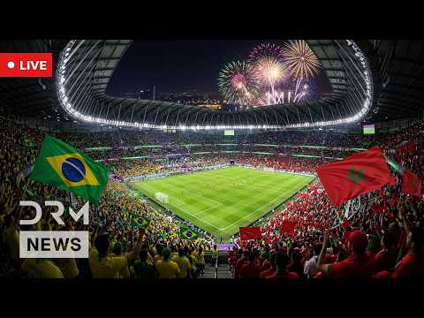 LIVE: Brazil and Morocco Fans Arrive at MetLife Stadium for World Cup Clash | AD1E