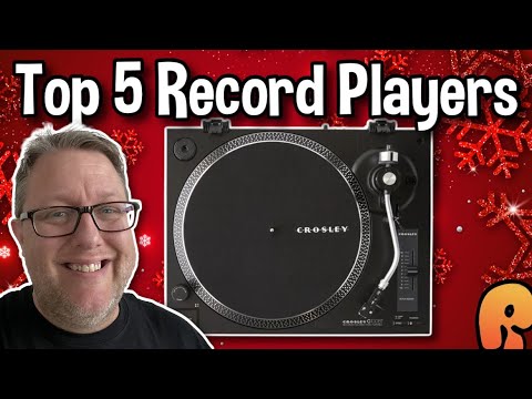 TOP 5 Record Players For Christmas 2022! #vinyl #turntable #shoppingguide
