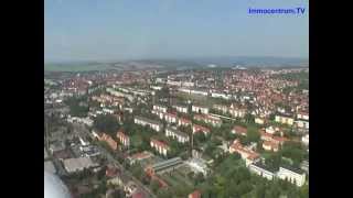 preview picture of video 'Rundflug ü. Nordhausen/Harz * Thüringen *Rathaus *Südharzgalerie *Kino *Theater-Nordhausen'