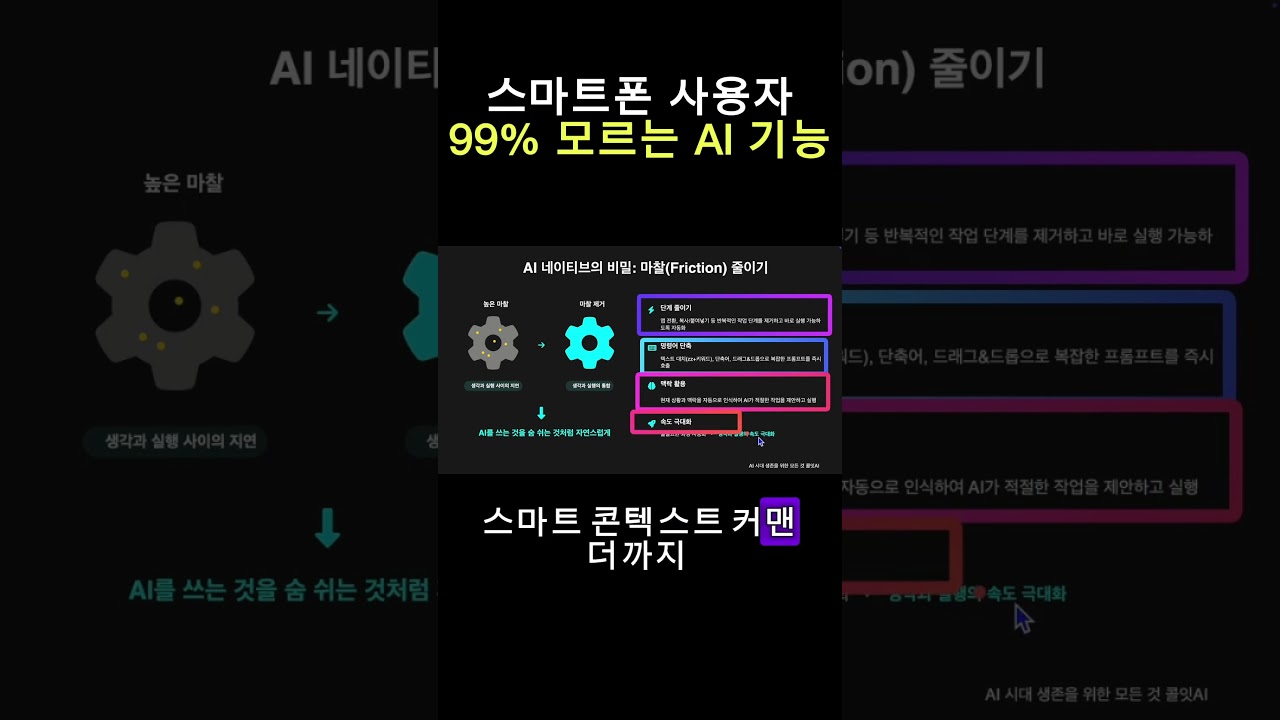 스마트폰 AI 생산성 치트키 5가지 #ai #smartphone #업무자동화