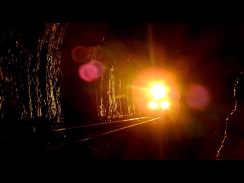 Inside Bralos Railway Tunnel (2,1 km) - Trains & Speleothems - [318]
