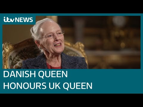 Dronning Margrethe II af Danmark siger, at dronning Elizabeth II gjorde 'enormt indtryk' på hende | ITV News