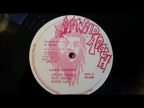 Super Cat Junior Demus and Nicodemus - Cabin Stabin - Wild Apache 12" w/ Version