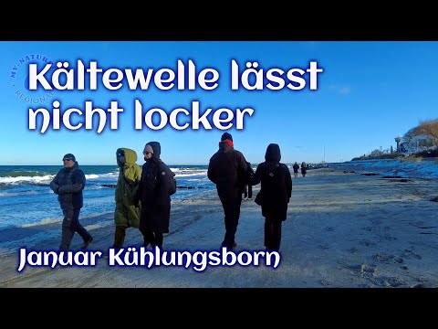 Kältewelle lässt nicht locker - Januar Kühlungsborn