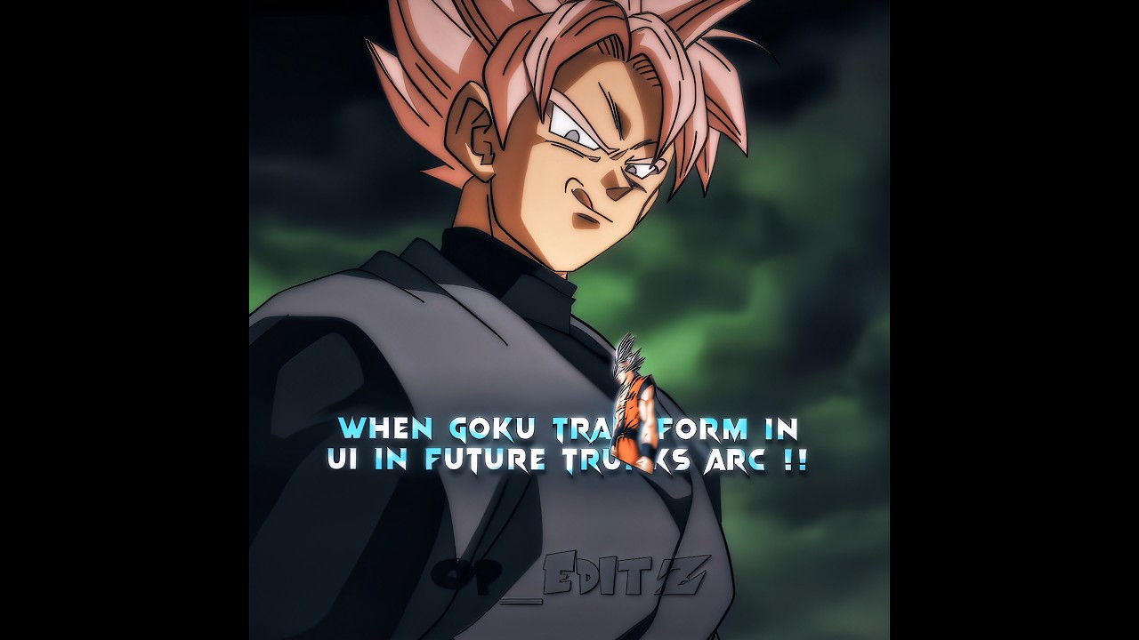 Ultra Instinct Goku in Future Trunks Arc?! 💀 | UI Goku Vs Goku Black SSR