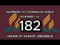 182. umunsi w ihumur uregereje. indirimbo ya 182 mundirimbo zo guhimbaz aimana zo mugitabo