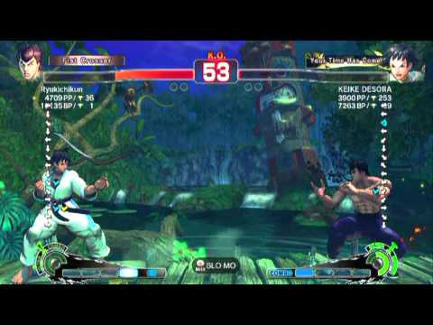 SSF4 AE: Ryukichikun(Fei) vs KEIKE DESORA(Makoto) - HD 720p