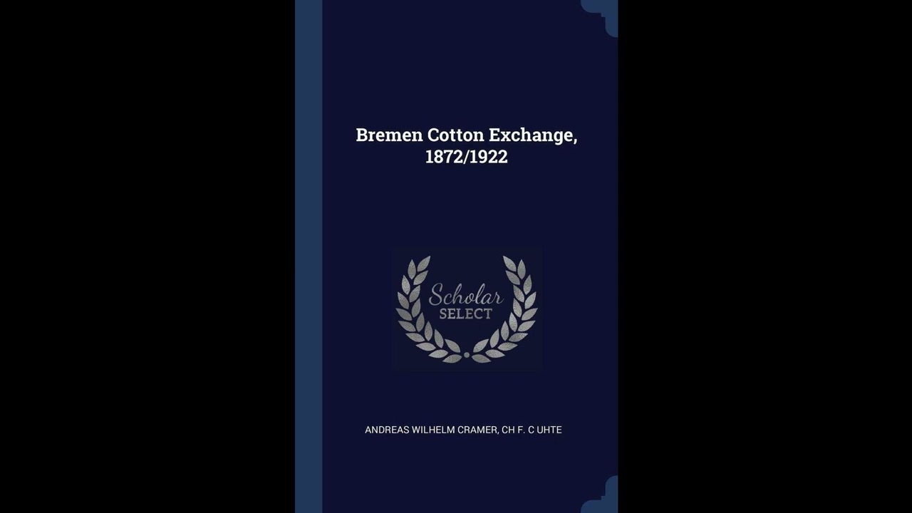 Bremen Cotton Exchange, 1872/1922