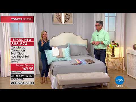 HSN | HSN Today: Concierge Collection Bedding 03.05.2018 - 08 AM
