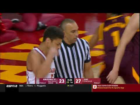 Men's Basketball: USC 69, Arizona State 67 - Highlights 01/26/19