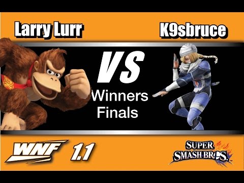 WNF 1.1 - #THE FAD | Larry Lurr (Donkey Kong) Vs. K9sBruce (Sheik) Winners Finals - Smash Wii U
