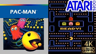 Pac-man Atari 5200 4k Gameplay