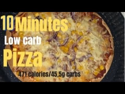 Tortilla wrap pizza| low calories/carbs| weightloss