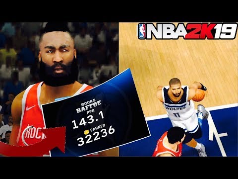 NBA 2K19 IOS/ANDROID My Career EP 27 - Stats GLITCH! 60 Pts Triple Double ON HARDEN!!