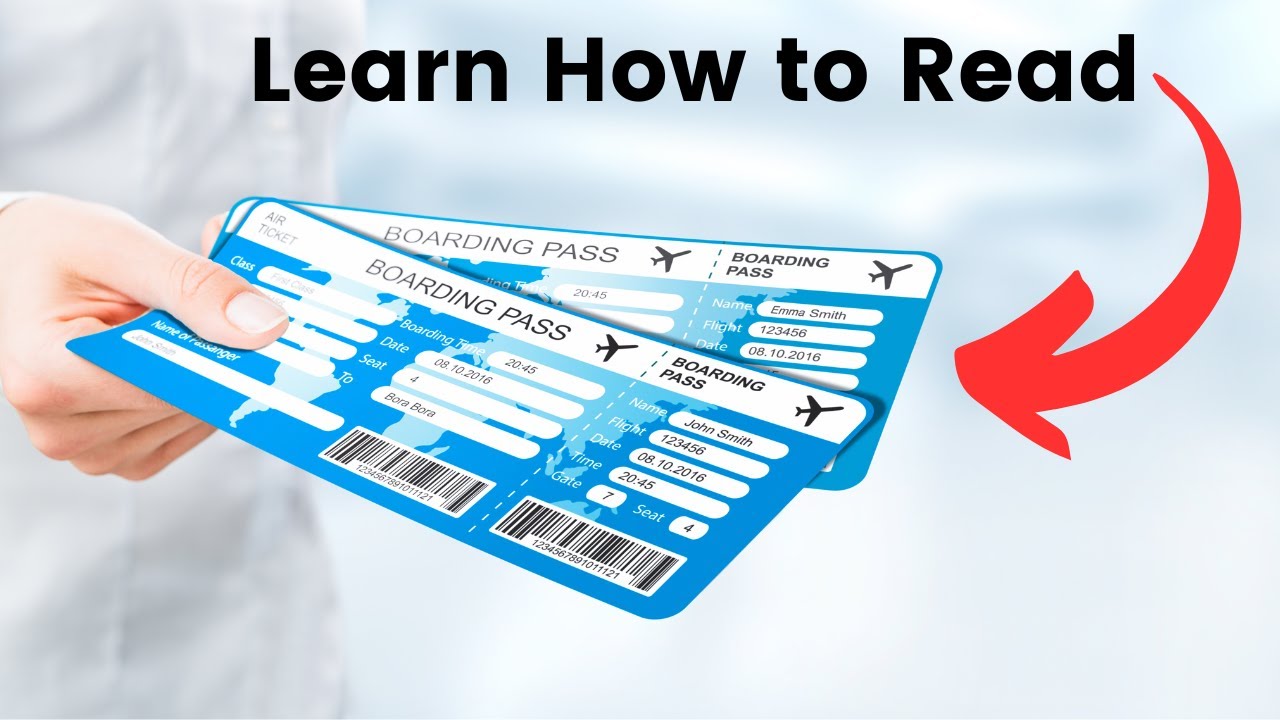 How to Read an Airline Boarding Pass