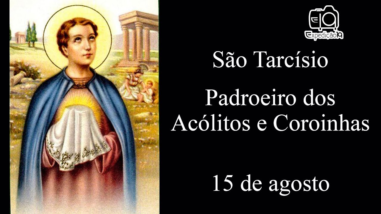 História da vida de São Tarcísio (245 -257) - Padroeiro dos Acólitos e Coroinhas