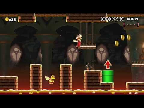 WORLD 3-5　～ハデにばくはつ ボムへいとりで～ by シュン - Super Mario Maker - No Commentary 1bo