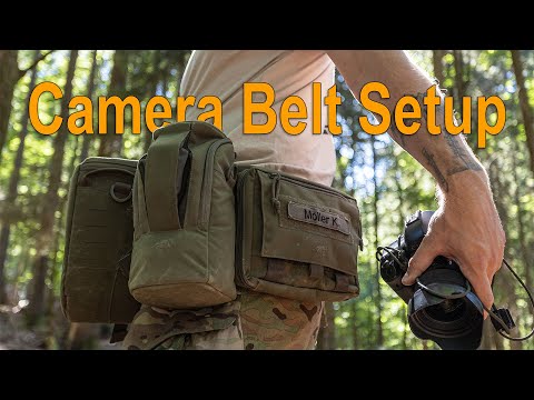 Tactical Camera Bag and Lens Pouches by Tasmanian Tiger