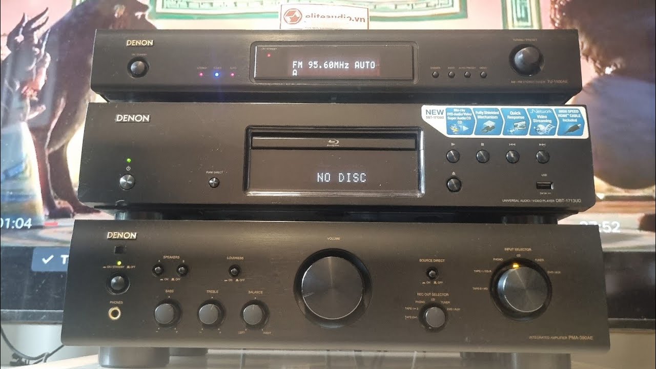 Test Combo #Denon xịn sò TU-1500AE, DBT-1713UD, PMA-390AE. 0798775998.  #hifi ,#hifidenon