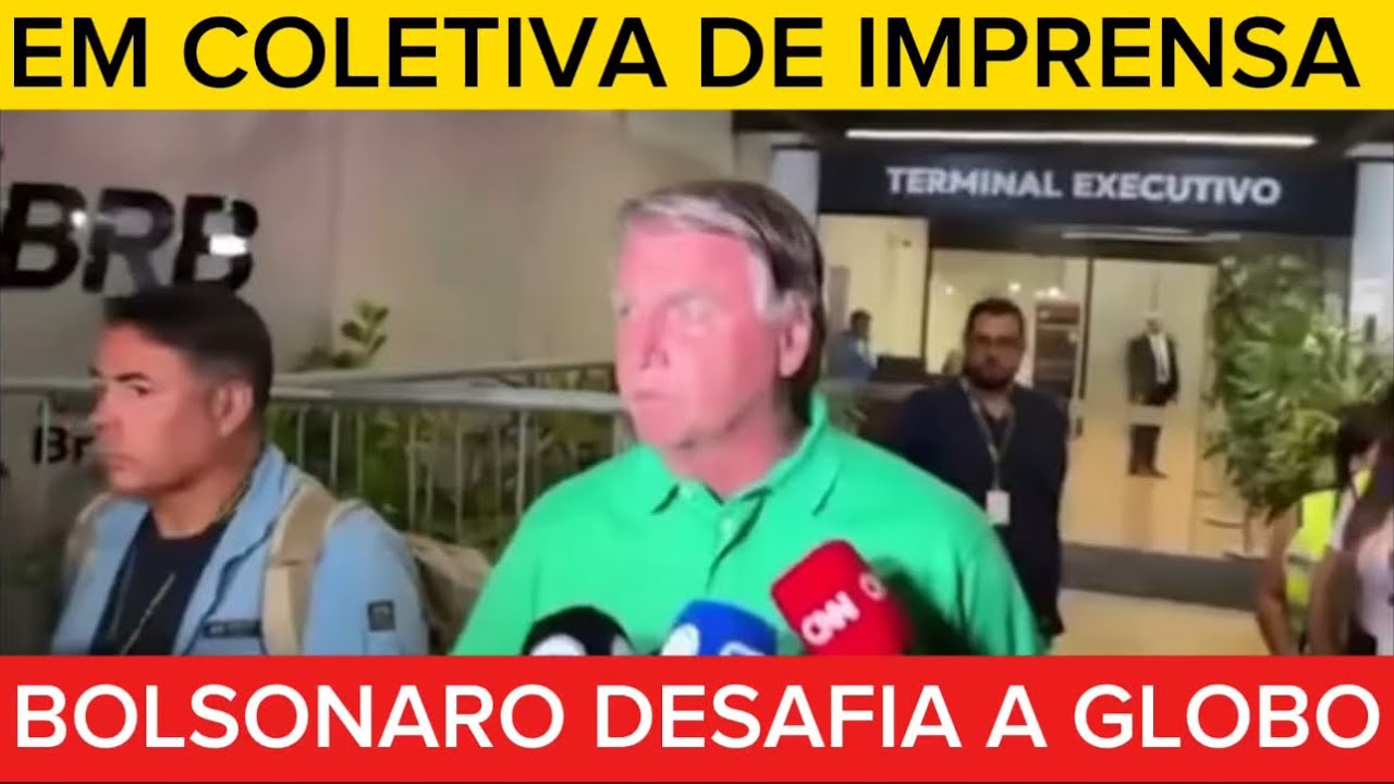 DESAFIO: BOLSONARO concede entrevista e DESAFIA A REDE GLOBO