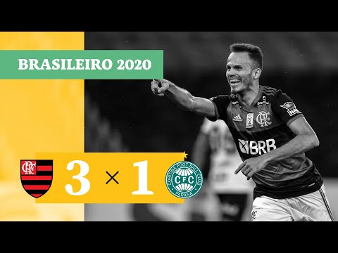 Flamengo 3 x 1 Coritiba - Gols - 21/11 - Brasileirão 2020