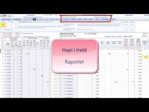 Boshti Paga 4 - Program per paga - Shqiperi - llogaritja e pages