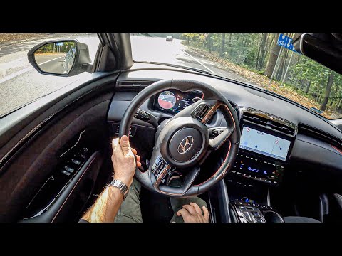 2022 Hyundai Tucson N Line [1.6 T-GDI HEV 230HP] |0-100| POV Test Drive #939 Joe Black