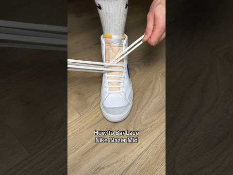 How to Lace Nike Blazer Mid ‘77 🤩👀