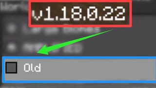 How to get old world type button in 1.18+ without downgrading Minecraft