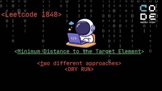 YouTube video 'leetcode 1848 | Minimum Distance to the Target Element | Leetcode POTD | Easy explanation | DSA'