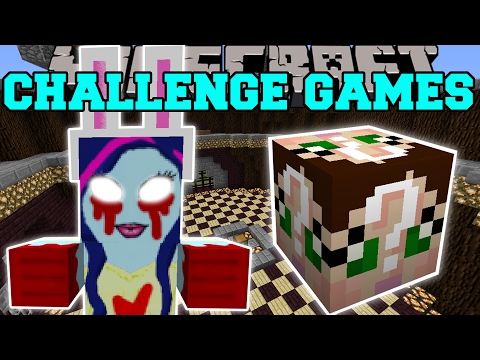 Minecraft: CREEPY GIRL CHALLENGE GAMES - Lucky Block Mod - Modded Mini-Game