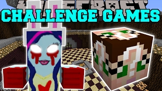 Minecraft: CREEPY GIRL CHALLENGE GAMES - Lucky Block Mod - Modded Mini-Game