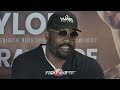 DERECK CHISORA DISCUSSES DOMINANT 4TH ROUND TKO VICTORY OVER DAVID PRICE - PROGRAIS VS TAYLOR