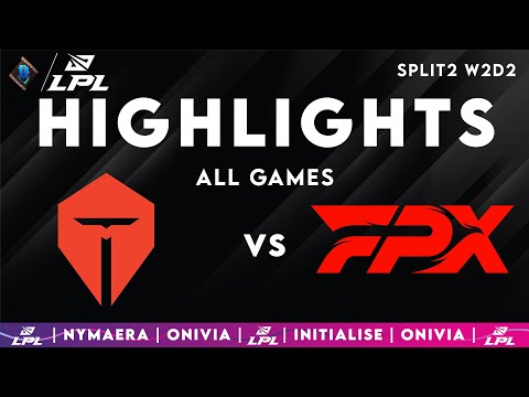 TES vs FPX ALL GAMES Highlights | LPL 2025 Highlights  | Top Esports vs FunPlus Phoenix by Onivia