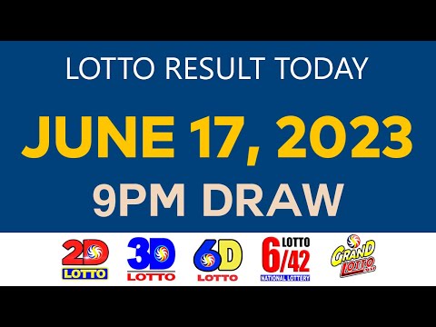 [Saturday] Lotto Result Today JUNE 17 2023 9pm Ez2 Swertres 2D 3D 6D 6/42 6/55 PCSO