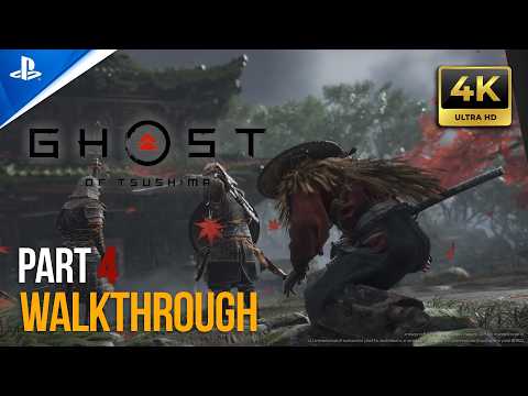 Ghost of Tsushima Walkthrough Gameplay Part 4 | PS5 Pro | No Commentary | [4K Ultra HD 60FPS]