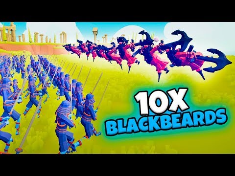 10x BLACKBEARDS VS EVERY FACTION | TABS UPDATE GAMEPLAY