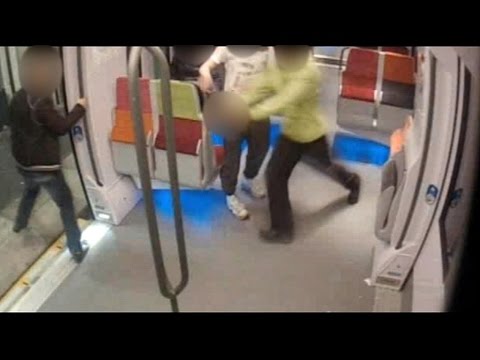 Les images choc de l'agression d'un policier gare du Nord