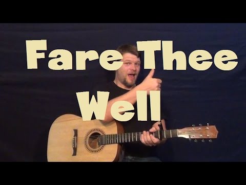 Fare Thee Well (Mumford and Sons) Easy Strum Guitar Lesson Fingerstyle How to Play