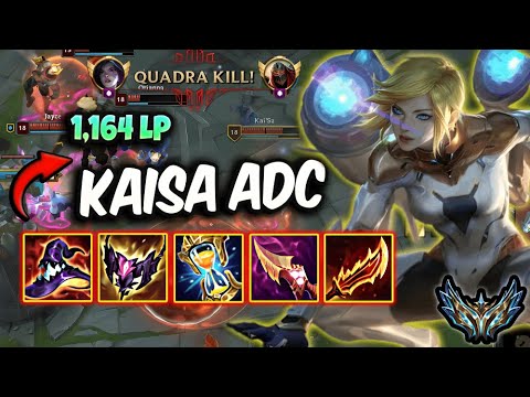 Kaisa vs Ashe ADC ( QuadraKill ) Korea Challenger 1,164 LP | Patch 25.20