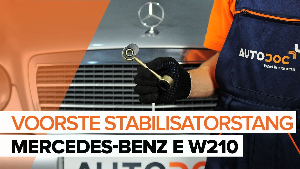 Hoe stabilisatorstang vooraan vervangen bij een Mercedes W210 – Leidraad voor bij het vervangen